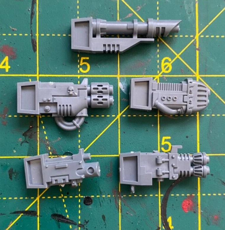 GAMES WORKSHOP Astra militarum Leman Russ Sponson/hull Weapons Multipart listing Warhammer 40K