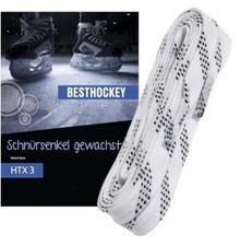 Schn&uuml;rsenkel HTX3 pro P4 Eishockey gewachst  waxed 84 - 130" Schuhb&auml;nder Hockey