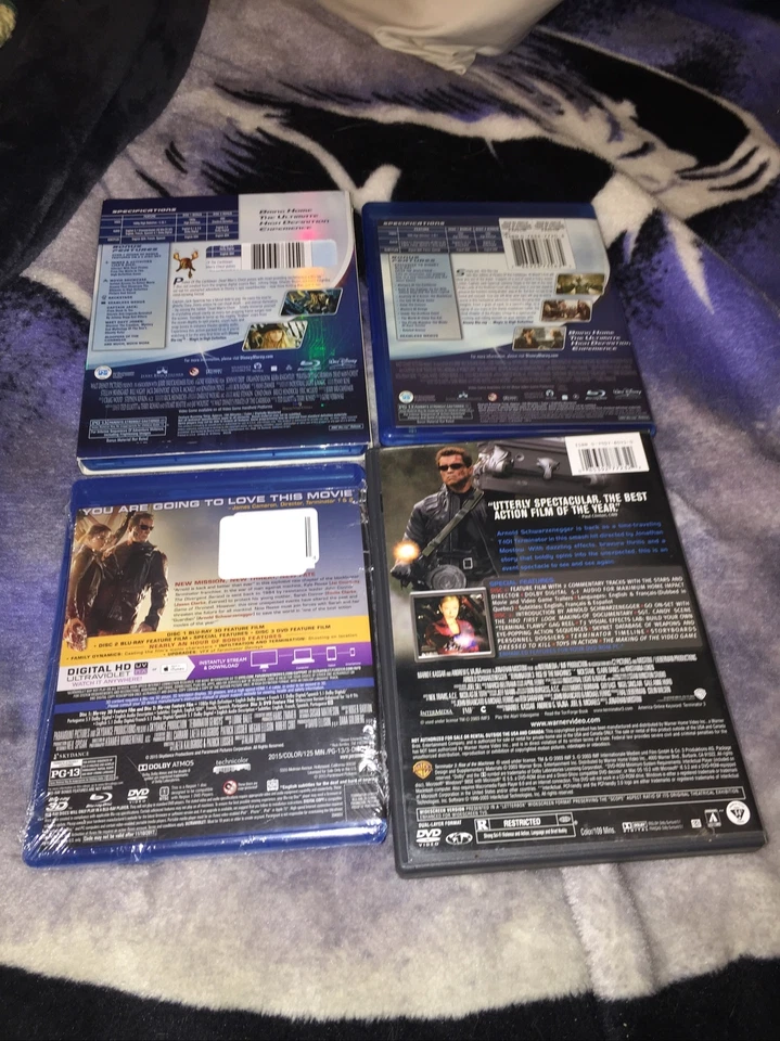 Pirates of The Caribbean 2,3 & Terminator Genisys Blu-ray Terminator 3 DVD - Image 2 of 2