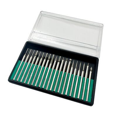 Diamond Grinding Carving Cutting Burr Bit Set for Dremel Rotary Tool Stone Glass
