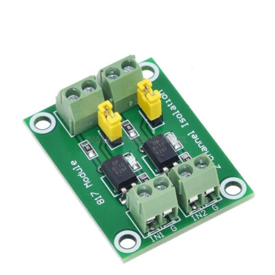 2 Channel PC817 Optocoupler Isolation Board Voltage Converter Adapter Module