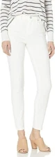 BLANKNYC Womens The Great Jones Vodka Soda High Rise Skinny Jeans White Size 25