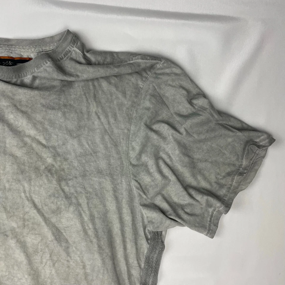 Рубашка мужская PD&C XL мраморная серая с коротким рукавом Henley спортивная эластичная мягкая - Изображение 4 из 4