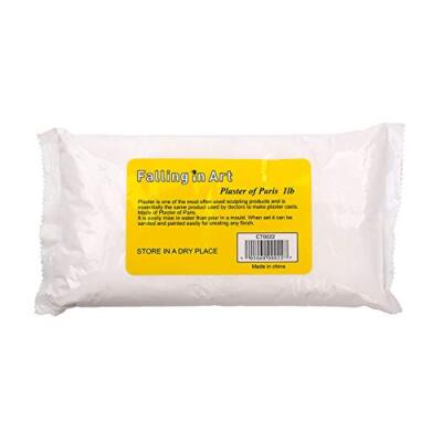 Falling in Art 1lb Plaster of Paris Powder - Hand Mold Casting Kit Powder, 