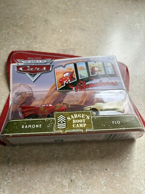 Disney Pixar Cars Mini Adventures Sarge's Boot Camp Ramone & Flo | eBay