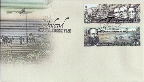 2012 Australia - Inland Explorers FDC