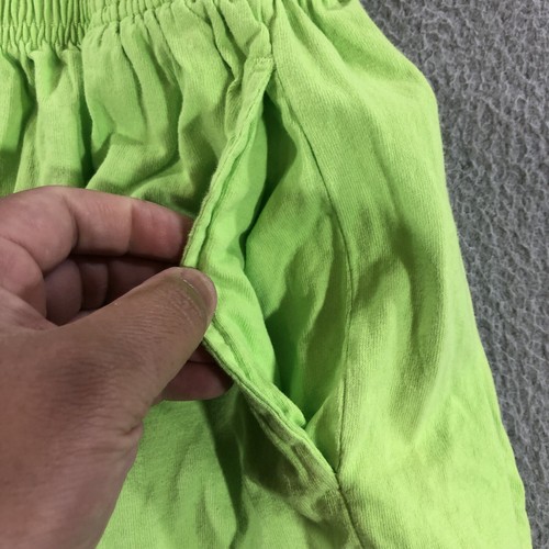 Vtg catchin’ rays resort wear shorts adults M Lime Green summer beach - Picture 10 of 12