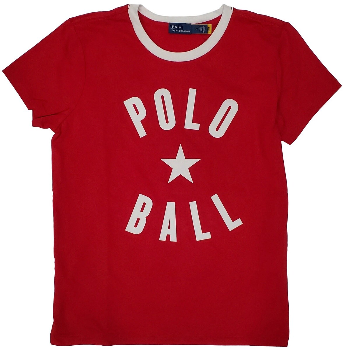 Women's Polo Ralph Lauren Red Polo Ball Tee Size XL Brand NEW | eBay