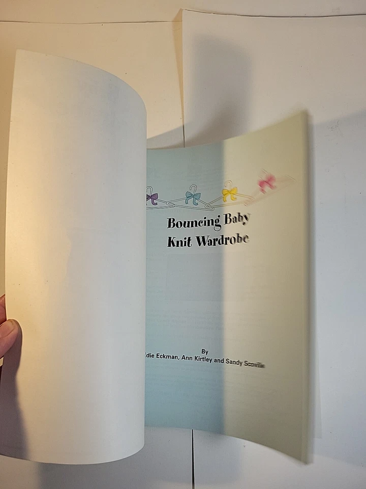 2003 American School of Needlework Bouncing Baby Knit Wardrobe Pattern Book - Image 4 of 4