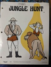Jungle Hunt - Taito - - SchematicManual - Instructions - Book - Original Used