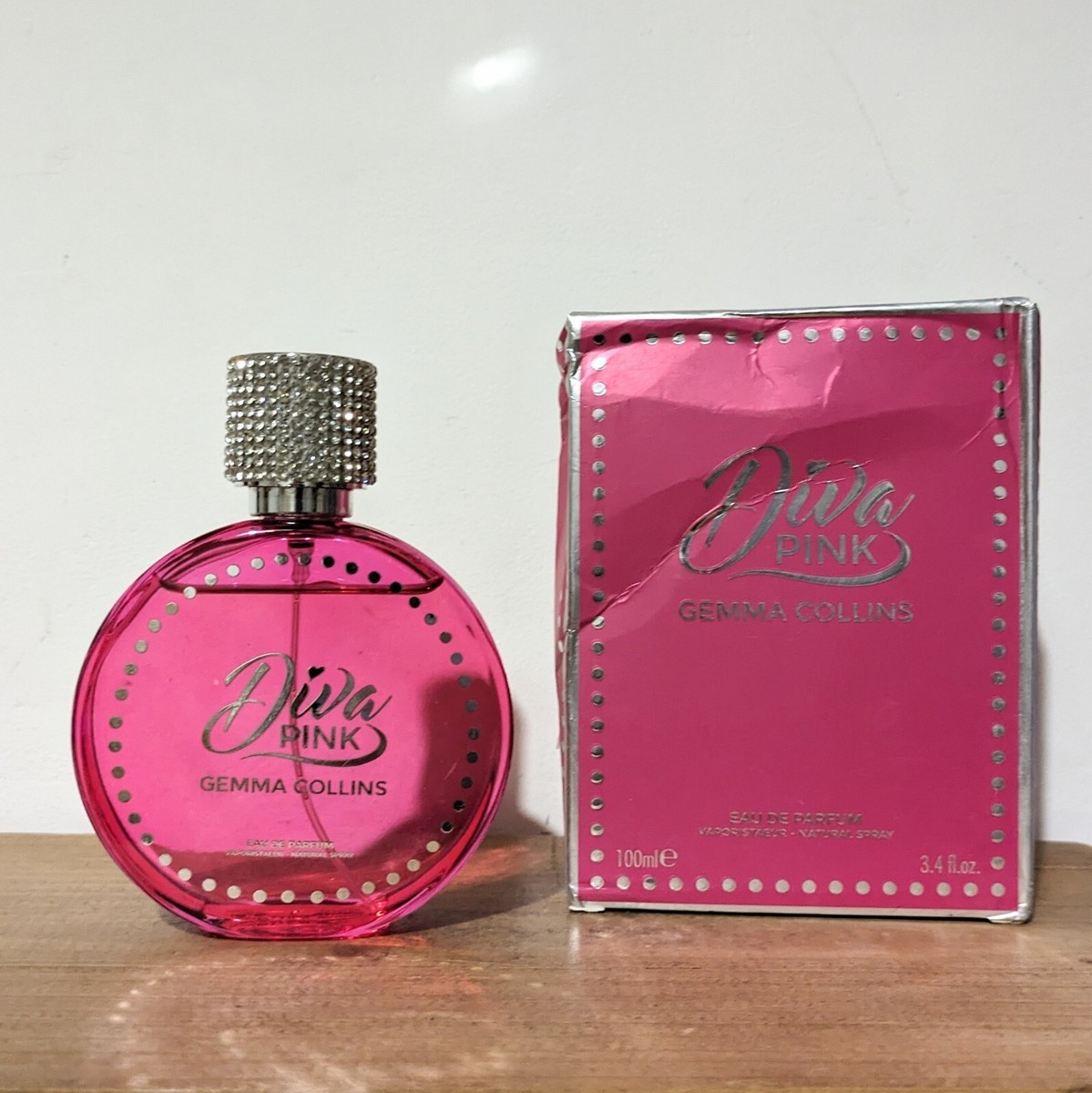 Gemma Collins Diva Pink 100ml Perfume Parfum Discontinued uk