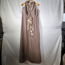 vintage grey coast halter neck ballgown coast size 18