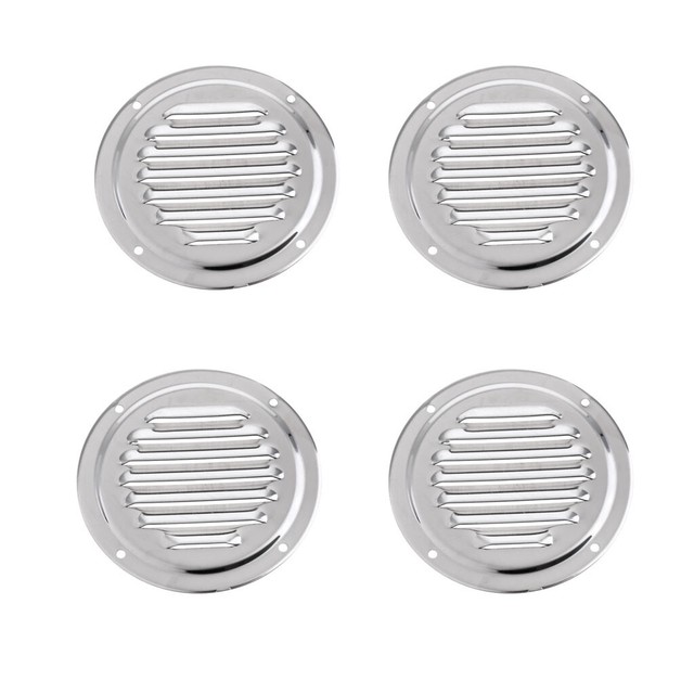 4 Pieces Stainless Steel Louvered Vent Marine Boat Air Vents Ventilation eBay