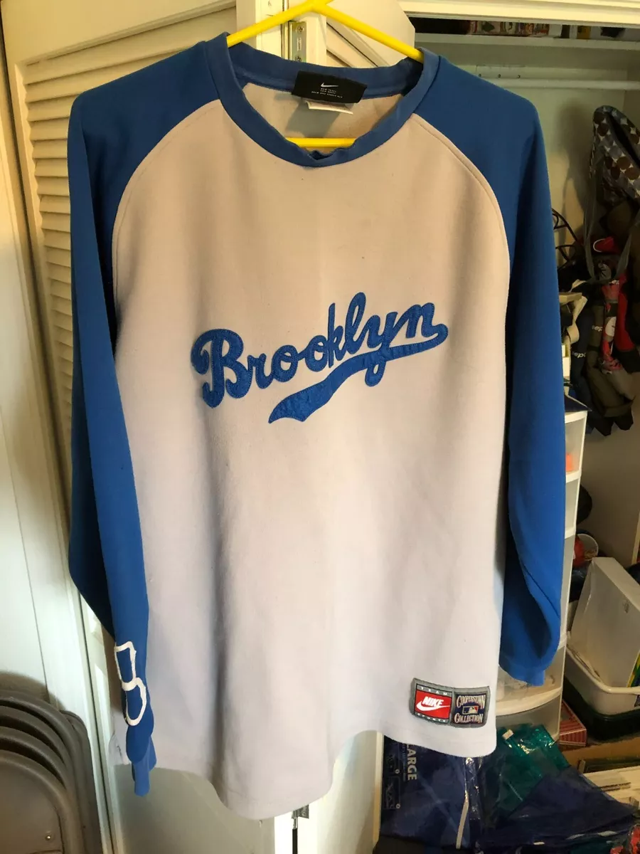 Pre-owned Nike Cooperstown Collection Brooklyn Dodgers large shirt