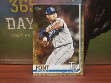 2019 Topps Gold Border Wilmer Font #429 Rays /2019