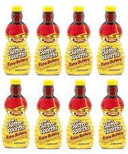 Mrs. Butterworth's Extra Buttery Pancake  Waffle Syrup, 8 Pack, 24 oz Bottles