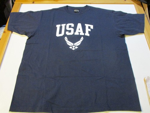 UNITED STATES AIR FORCE USAF LOGO VINTAGE T-SHIRT XL NEW NWOT USA US - Picture 2 of 6