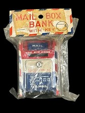 VTG Tiny toys Mini US mail Box with key Made in Japan still in plastic bag