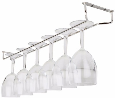 Chrom Glas Aufhänger Weinglas Aufbewahrung Regal Bar Glas Hängeschiene 10'' 16'' 24''