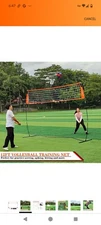 12FT/18FT Portable Volleyball Training Net for Hitting or Serving Drills
