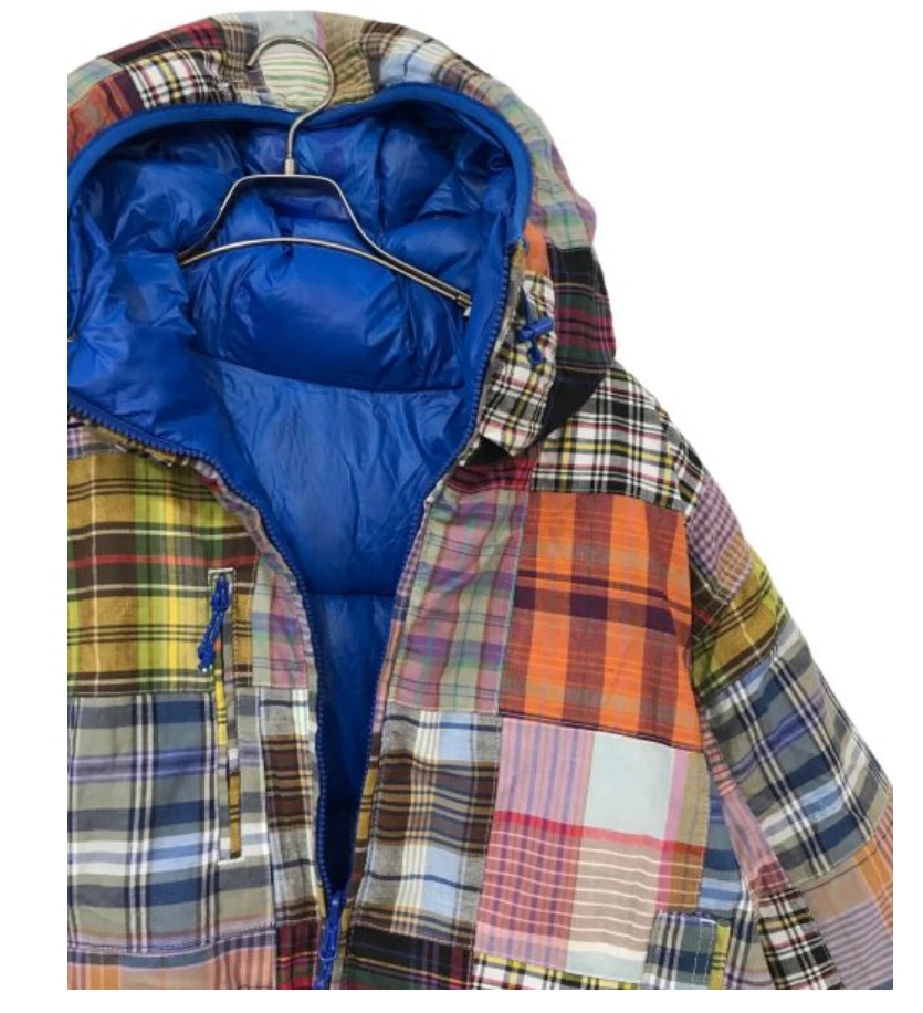 Pare vent réversible homme SUPREME Madras bleu taille M occasion du Japon