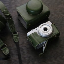 PU Leather Protective Camera Bag Case Cover with Belt For Sony ZV-1F ZV1F ZV1ii