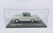 Pauls Model Art Minichamps Opel Rekord Coupe La Plata silver Modellbau 1:43