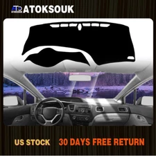 Custom Car Dashboard Cover Protect Anti-Glare Dash Mat for Honda Civic 2012-2015