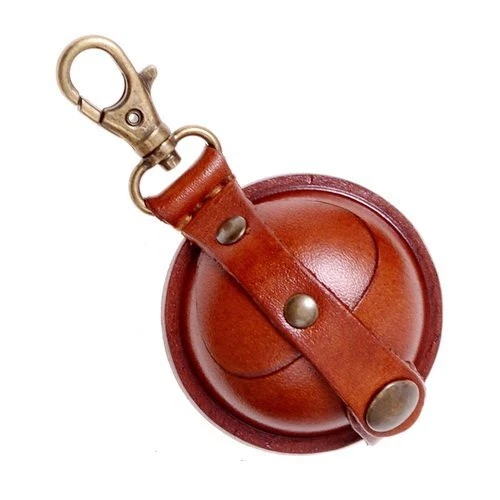 Mittelalter Geldbörse rund Hartleder Portemonnaie LARP div.Farben Leather Wallet - Bild 1 von 4