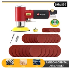 1'' 2'' 3'' Mini Air Sander Dual Action Random Orbital Sander for Auto Body Work