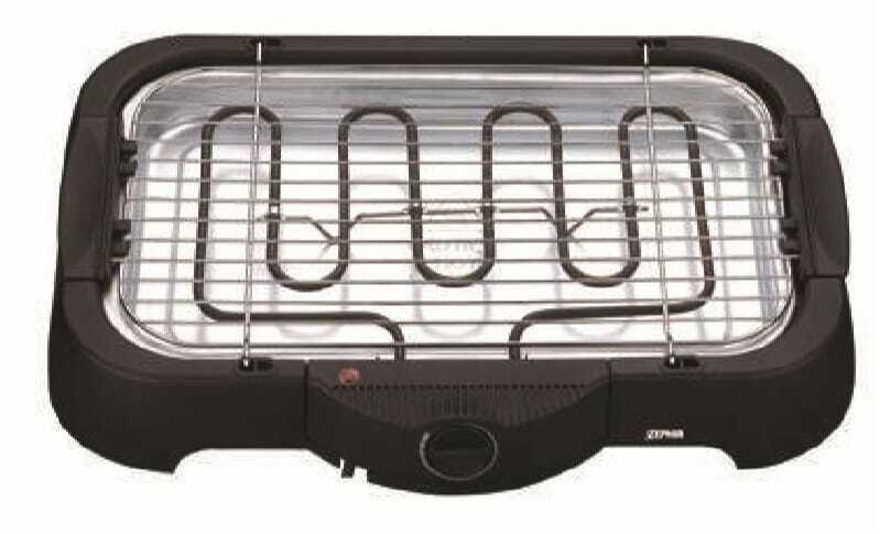 Griglia Elettrica Zephir ZHC703 2000W: Barbecue da Tavolo con Griglia