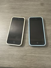 Set Of 2 iPhone 5c A1532 Blue And Withe  for Parts 