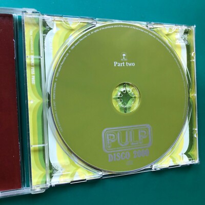 Pulp DISCO 2000 Pt. 2 Britpop Rock CD Single Gimp Dub Discoid Mix