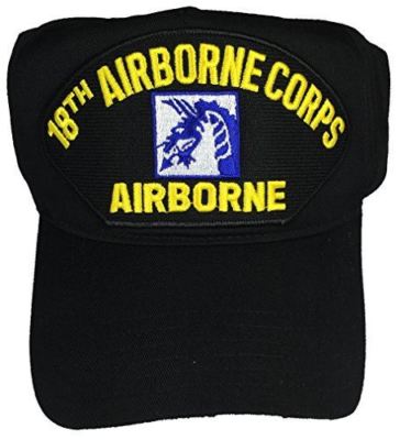 US ARMY XVIII 18TH AIRBORNE CORPS HAT CAP VETERAN SKY DRAGONS FORT