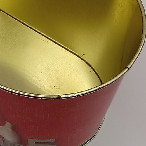 Cola COKE OVAL TUBS RED Tin Metal 8.5" Game Night Cards Poker Chips Barware - Picture 6 of 10