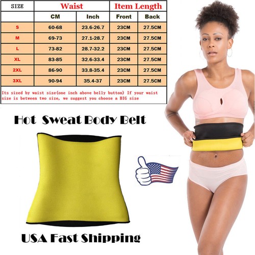 Men Abdomen Fat Burner Belly Compression Body Shaper Slim Waist Trainer Gym Belt - Picture 16 of 17