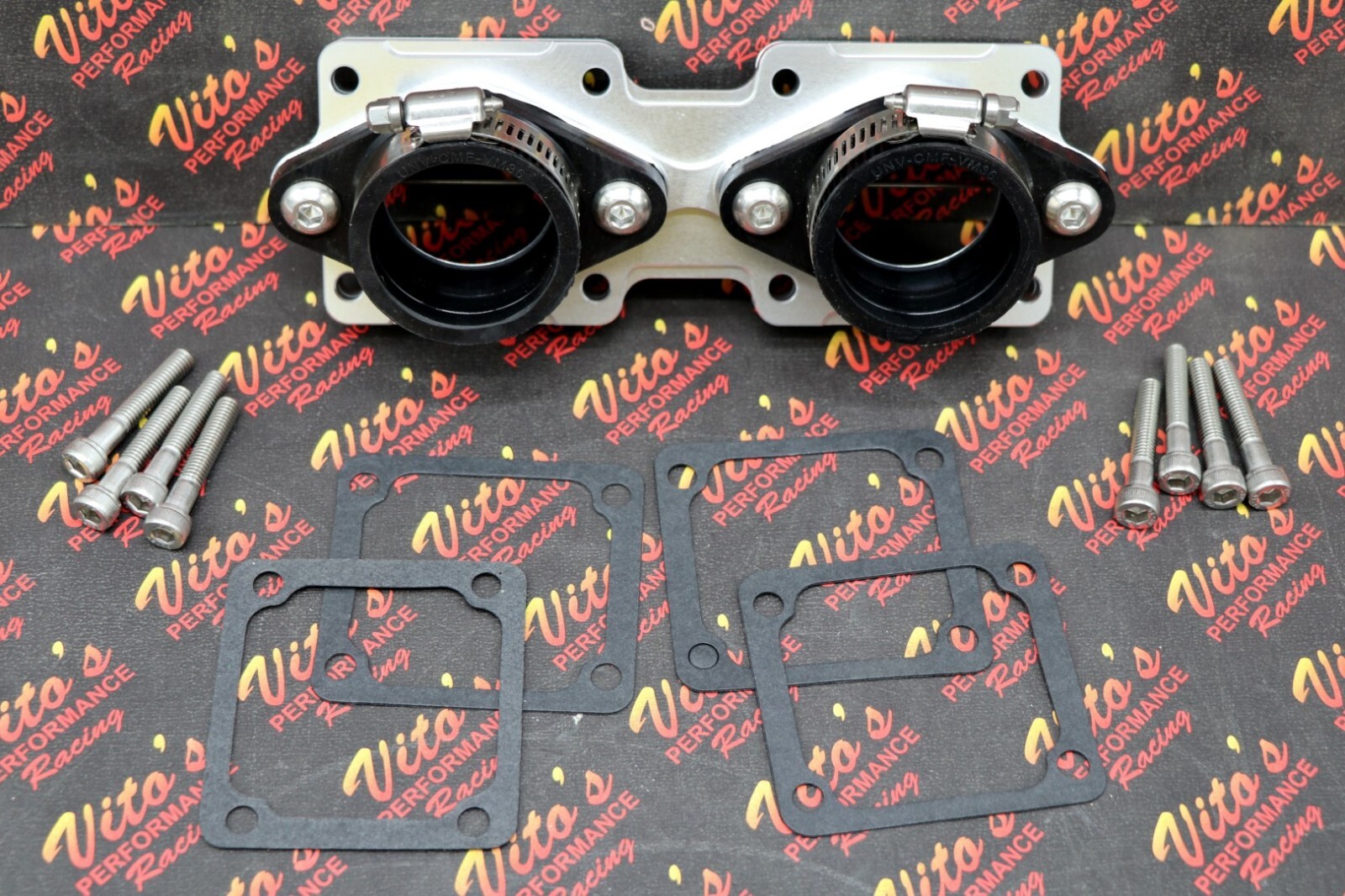 NEW Banshee BILLET intakes manifold + boots 38 40 41mm intake 8706