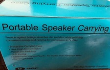 AGF- PORTABLE SPEAKER CARRYING CASE - BLACK
