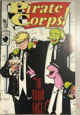 PIRATE CORP$! #1 (1989) Slave Labor Comics FINE-