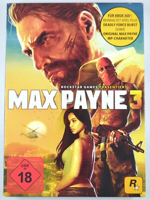 Max Payne 3 - Exklusiv Edition (Xbox 360) - Sehr Gut - Komplett