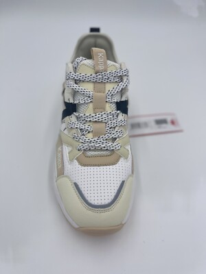 Kappa Authentic Denver 1 Unisex White-White Off Black Shoes Size US 9 311C15W