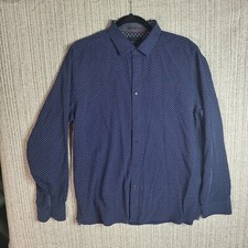 Ted Baker Button Down Shirt Floral Print Mens Sz 5 Cotton Summer Spring Casual