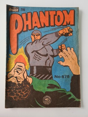 The Phantom Comics Book The Bigger #675 Rare