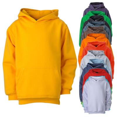 Kinder Kapuzenpullover, Kapuzen Sweat, Hoodie, viele Farben | James & Nicholson