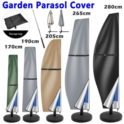 Parasol Banana Umbrella Cover Waterproof Cantilever Outdoor Garden Patio Shield