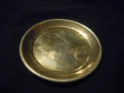 Antique Sterling Ashtray S. Kirk & Son (1846-1861) 19.9 grams 2 7/8" Wide
