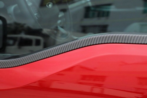 Tiras de moldura de umbral inferior de ventana de puerta para Ford F150 2021+ accesorios de fibra de carbono - Imagen 6 de 13