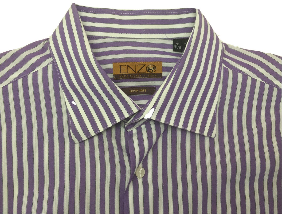 enzo tovare dress shirts Enzo Tovare Solid 2-Button Super 150 Suit