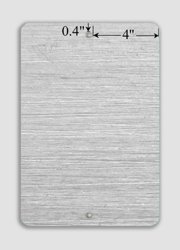 Custom Reserved Parking Your Text Sign Art 8" x 12" FLAT Novelty Aluminum Sign - Picture 2 of 5