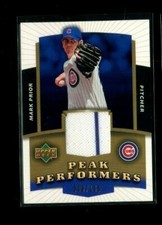 2004 UD Upper Deck Peak Performers GOLD JERSEY #PP-MP Mark Prior /165
